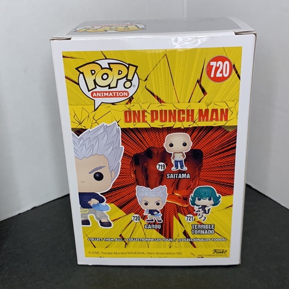 Vaulted 2020 new in box “One Punch Man” Garou Funko #720 Funko Pop Animation - Picture 3 of 7